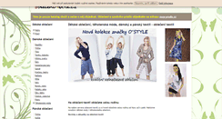 Desktop Screenshot of obleceni-textil.cz